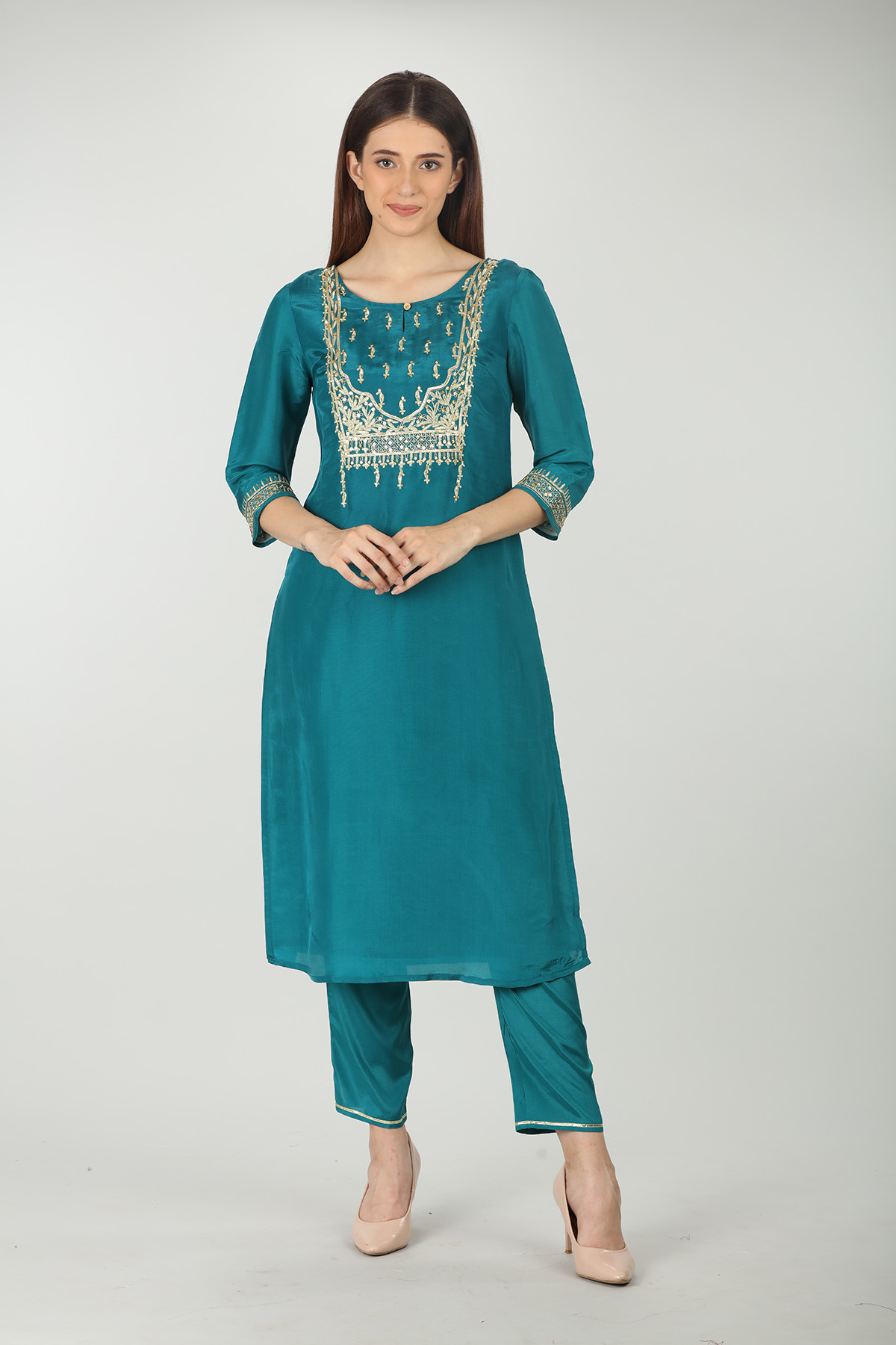 Blue ENSEMBLE Palazzo - Image 2