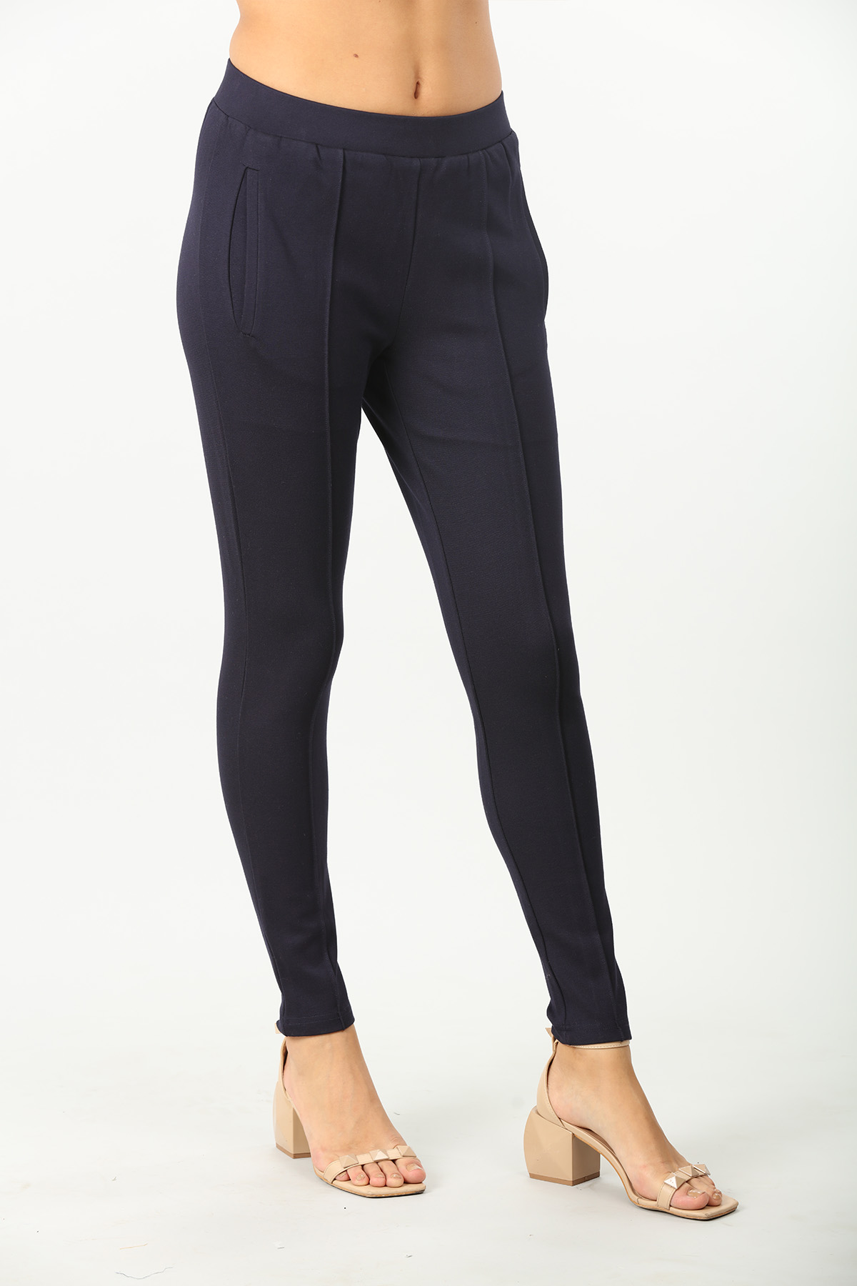 Navy slim fit jeggings - Image 3