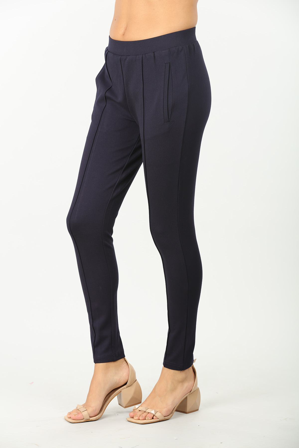 Navy slim fit jeggings - Image 4