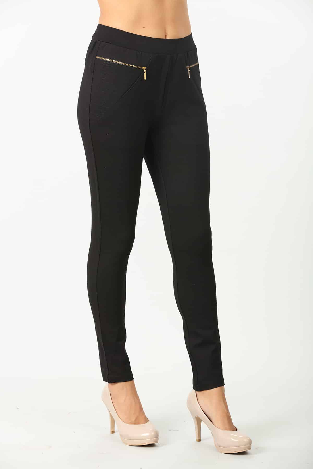 Black slim fit jeggings - Image 3