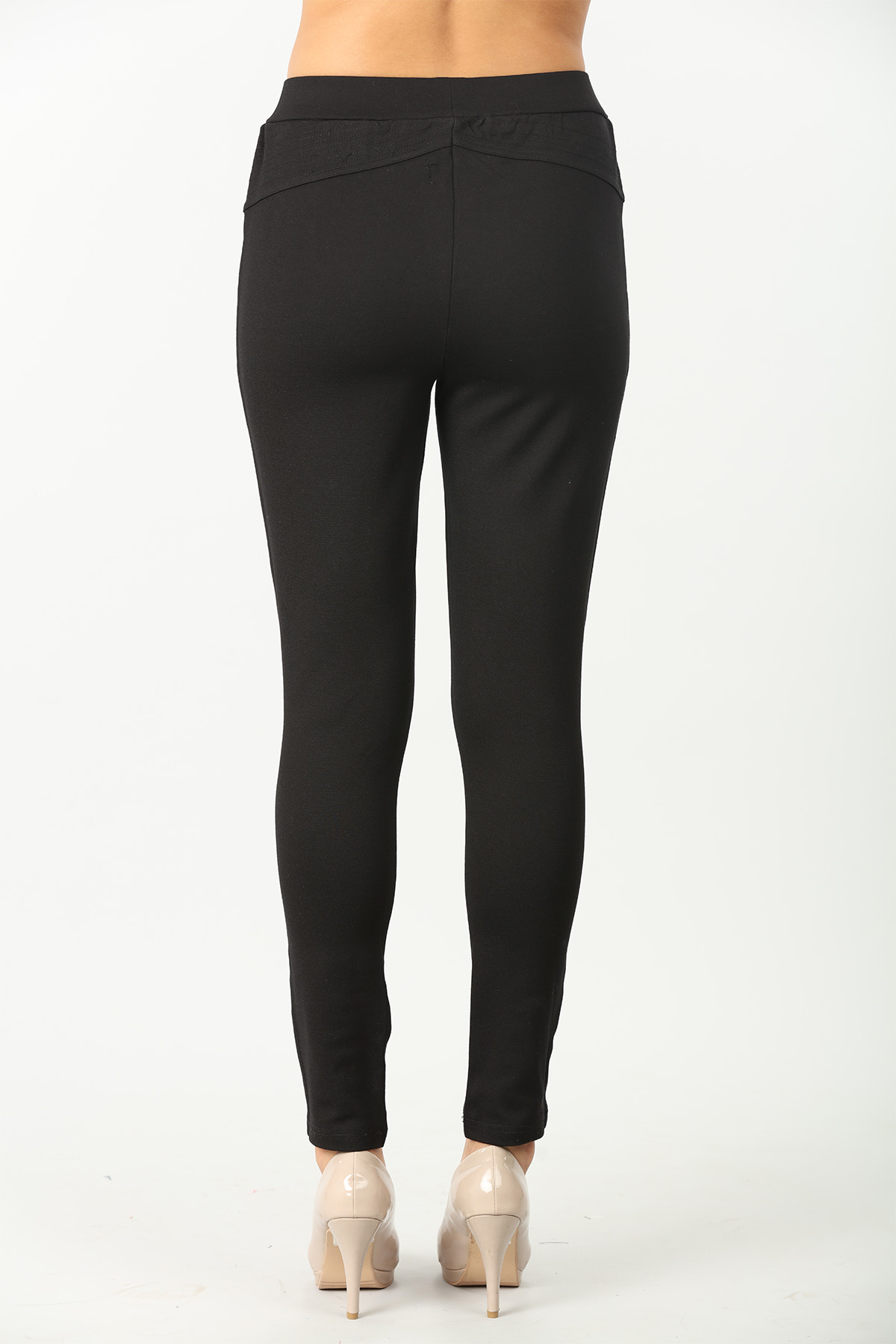 Black slim fit jeggings - Image 6