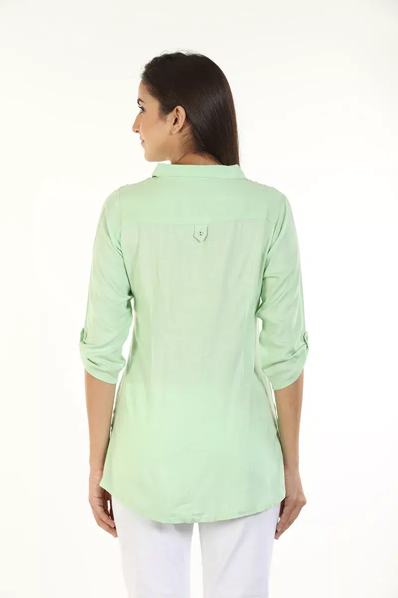 Mint Green Shirt For Women