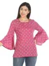 Printed Top For Women Pink
