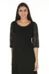 Black Aline Dress For Women