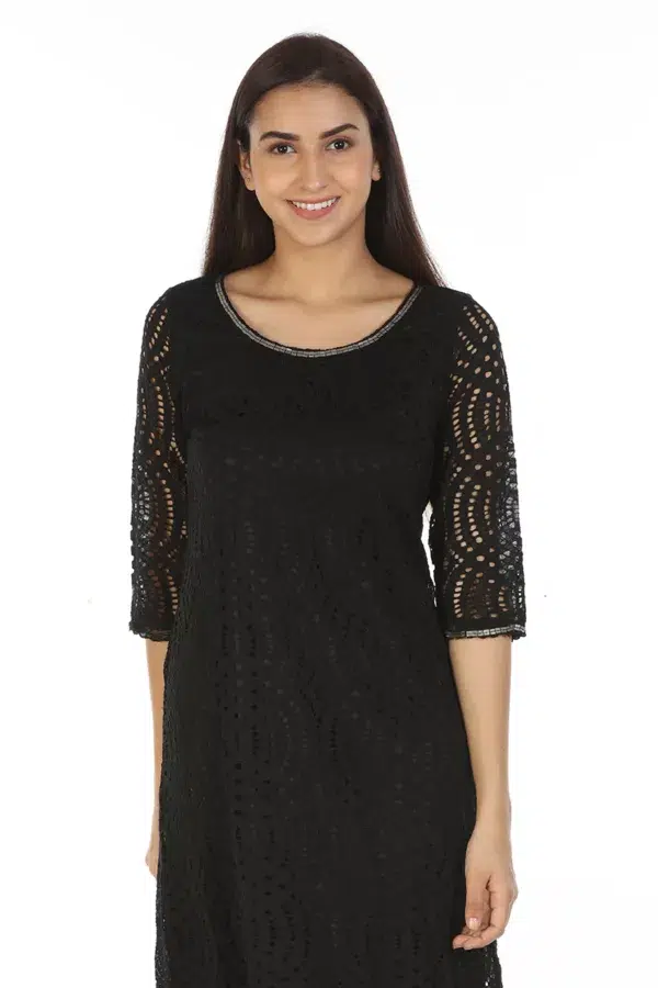 Black Aline Dress For Women