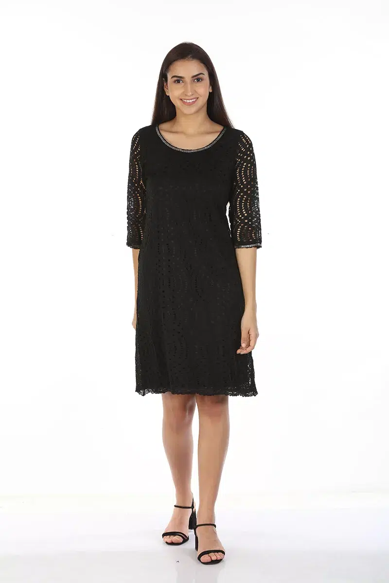 Black Aline Dress For Women