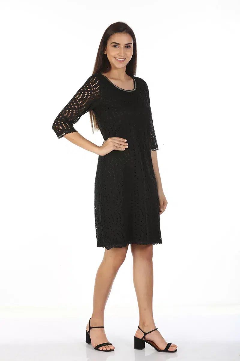 Black Aline Dress For Women