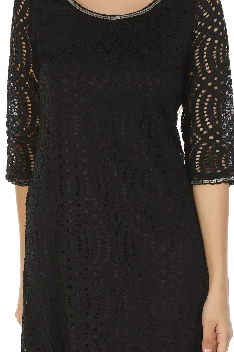 Black Aline Dress For Women