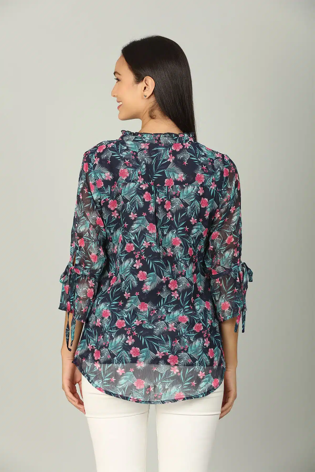 Printed Women Top Blue