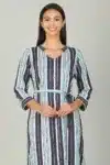 Blue Striped Women's Tunic