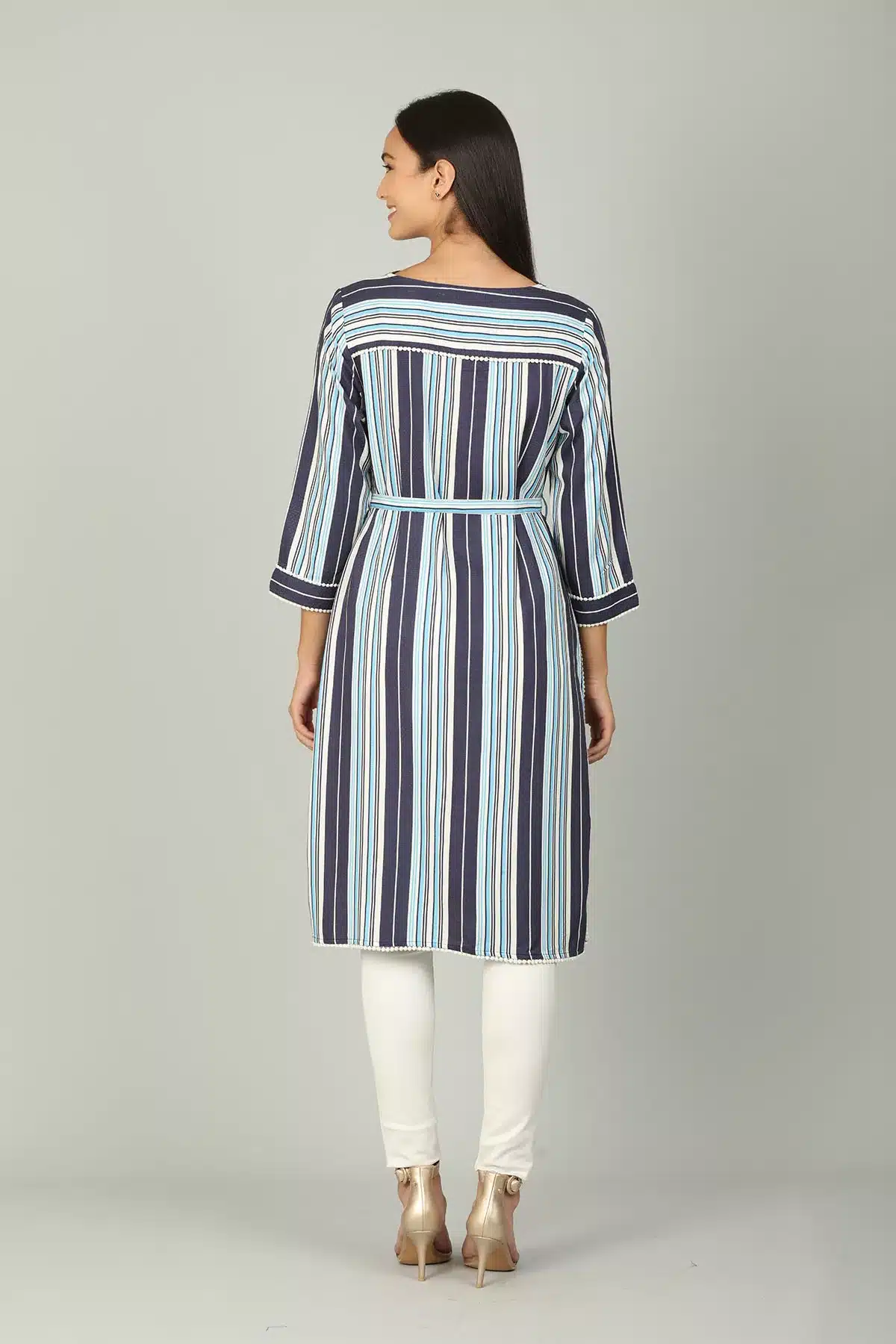 Blue Striped Women's Tunic