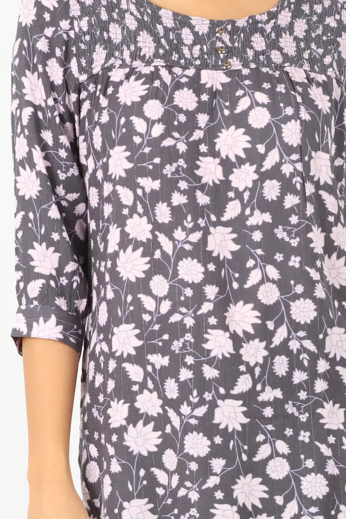 Lavender Grey Women Top Stylish