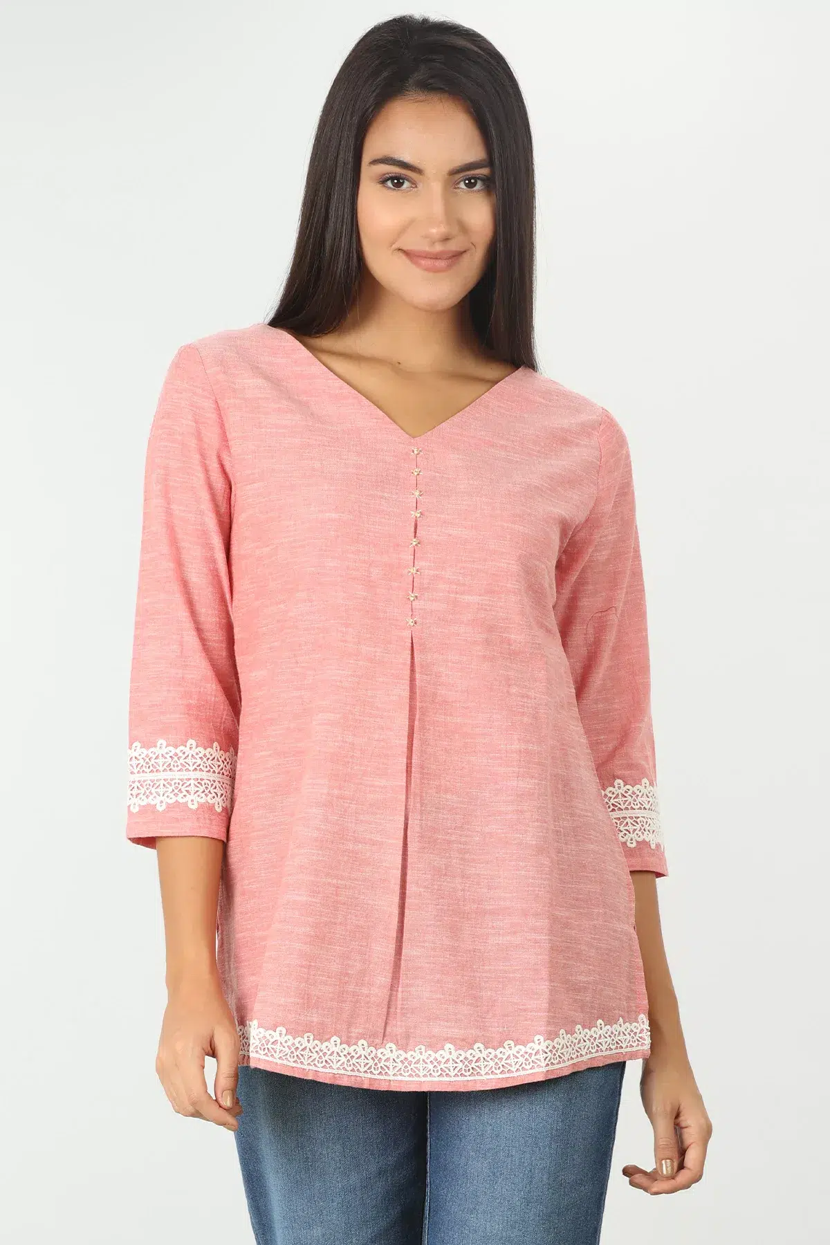 Pink Women Tops Casual