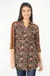 Printed Light Red Shirt For Woman