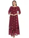 Wine Color Dupatta For Women