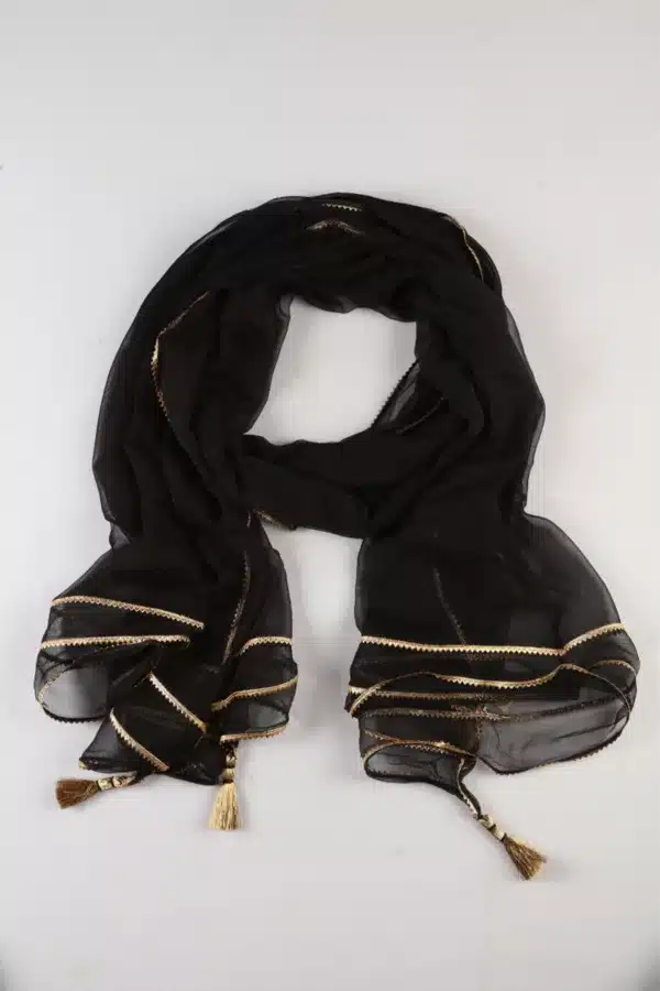 Black Dupatta For Women