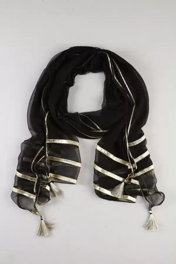 Black Dupatta For Women
