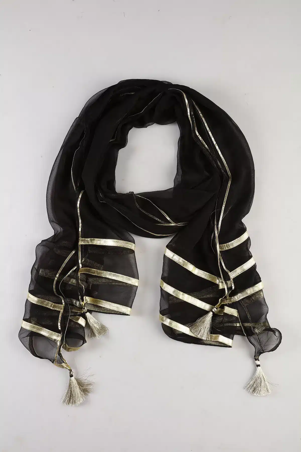 Black Dupatta For Women