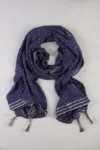 Dark Blue Dupatta For Women