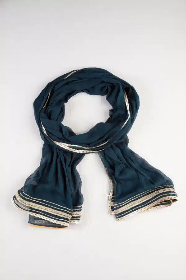 Dark Teal Dupatta Online Shopping For Women