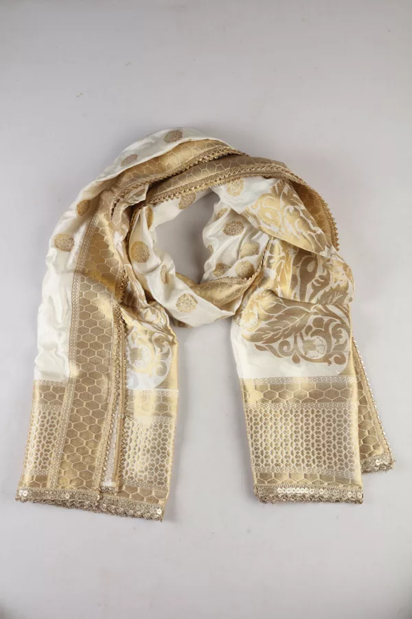 White Dupatta For Women