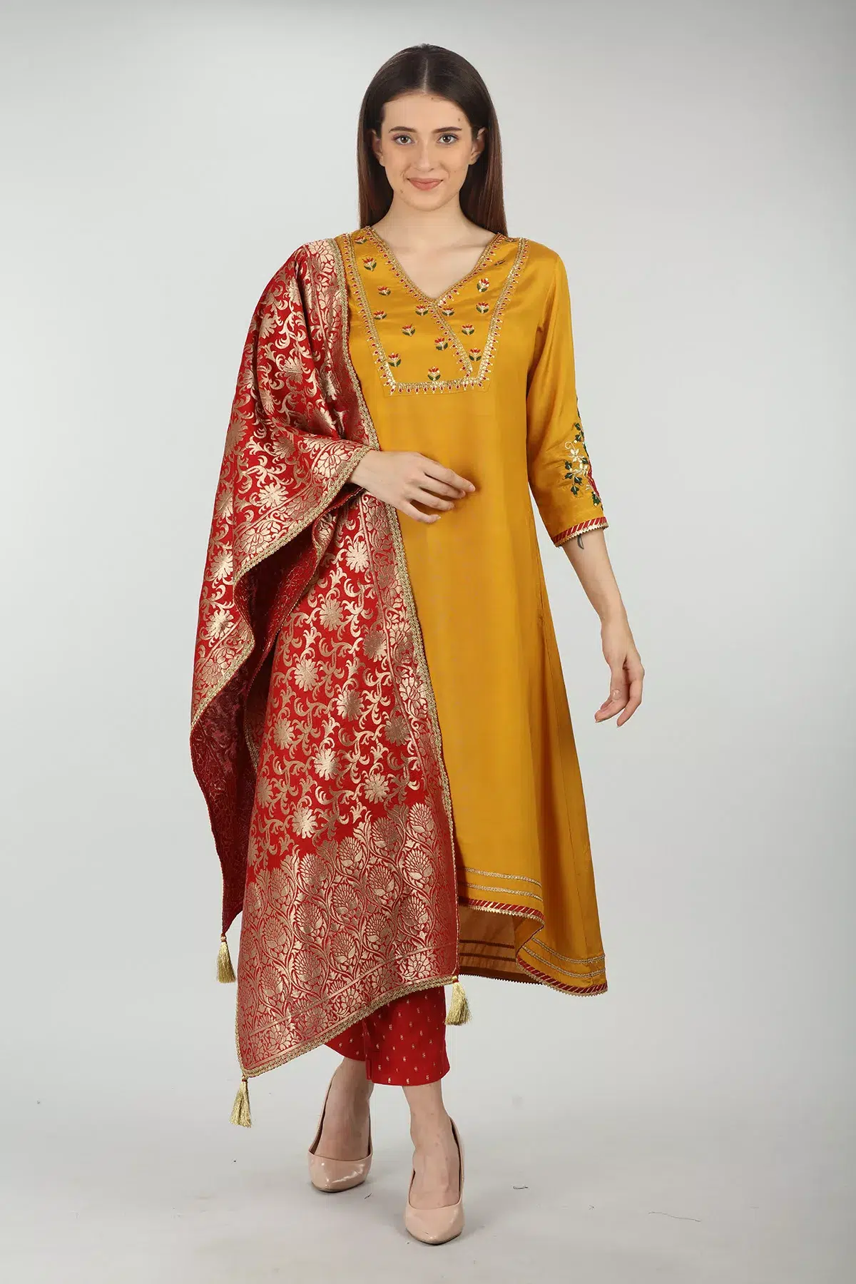 Red Dupatta For Women