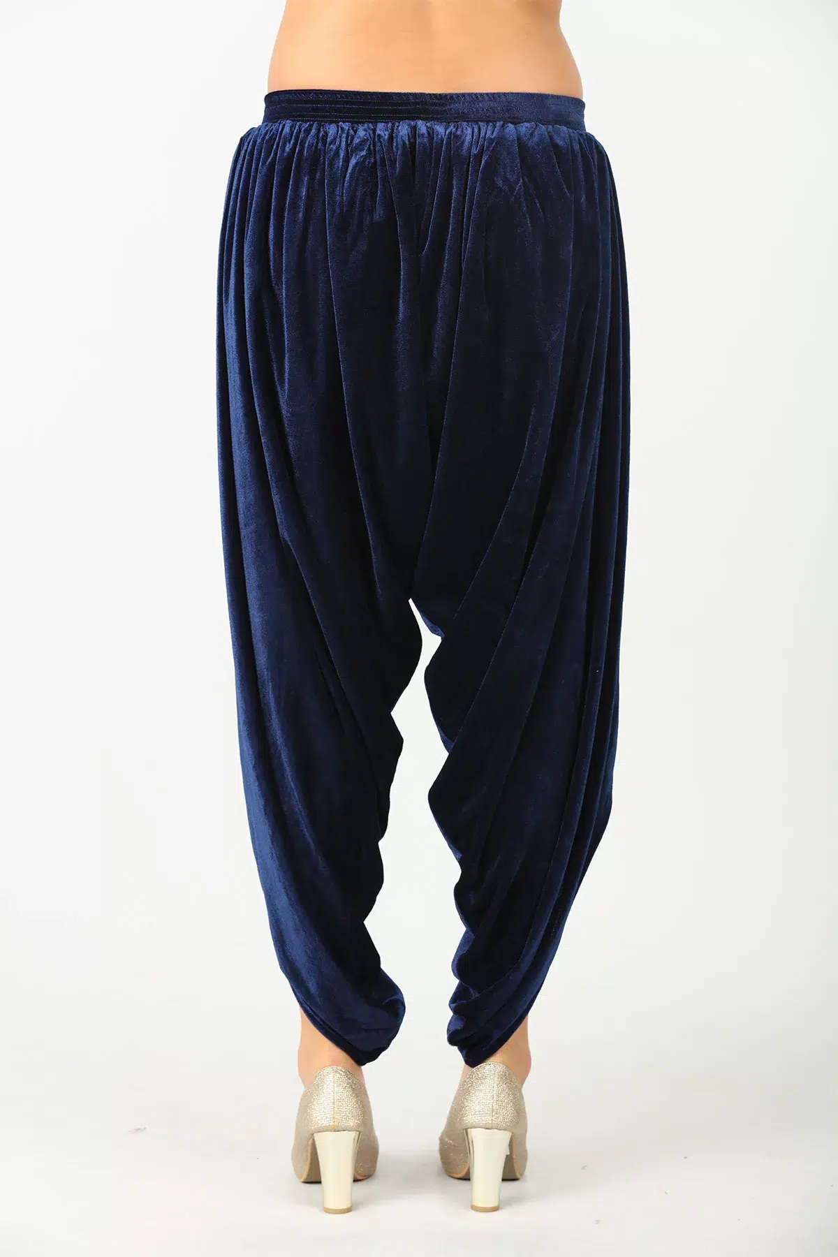 Navy Dhoti Pants For Women