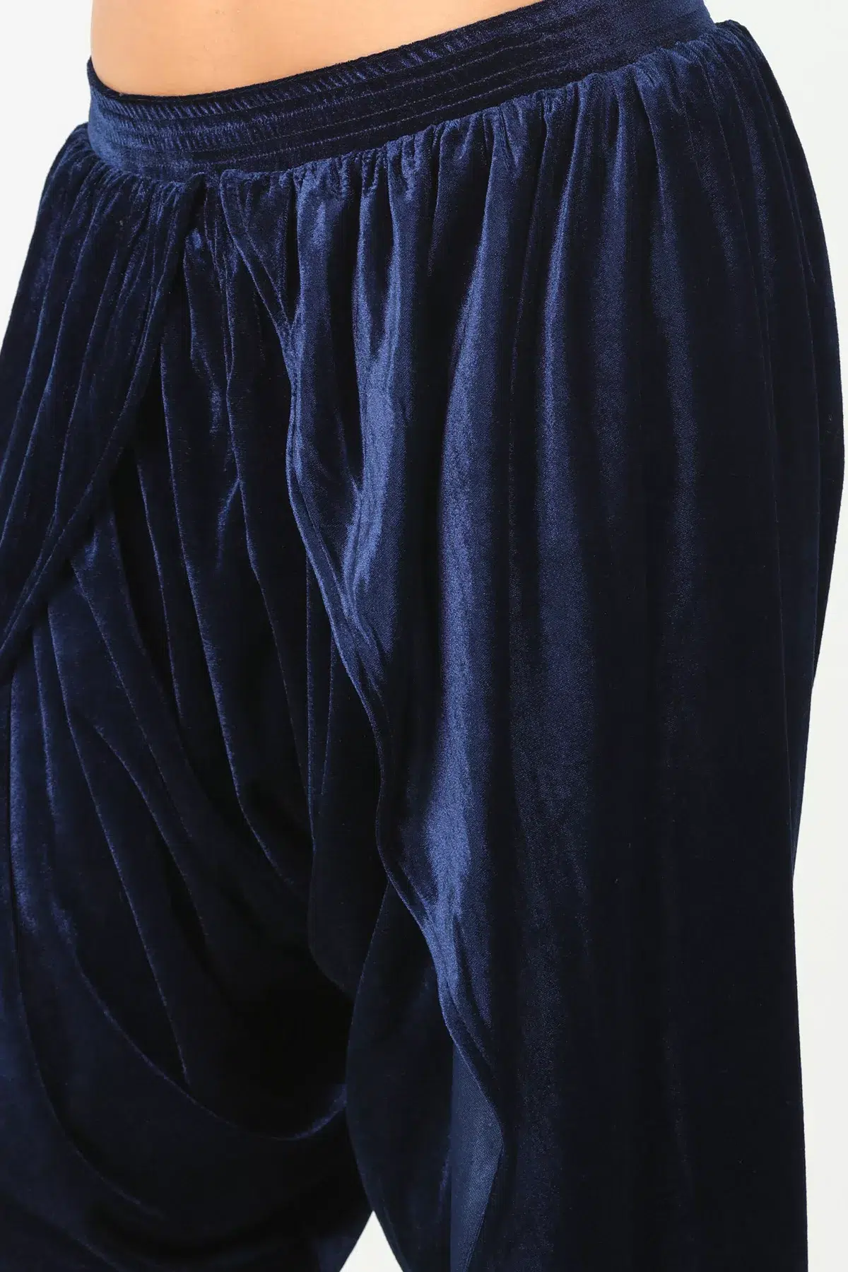 Navy Dhoti Pants For Women