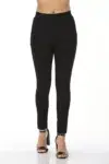Black Solid Jeggings For Women