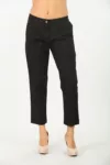 Solid Black Pant For Women