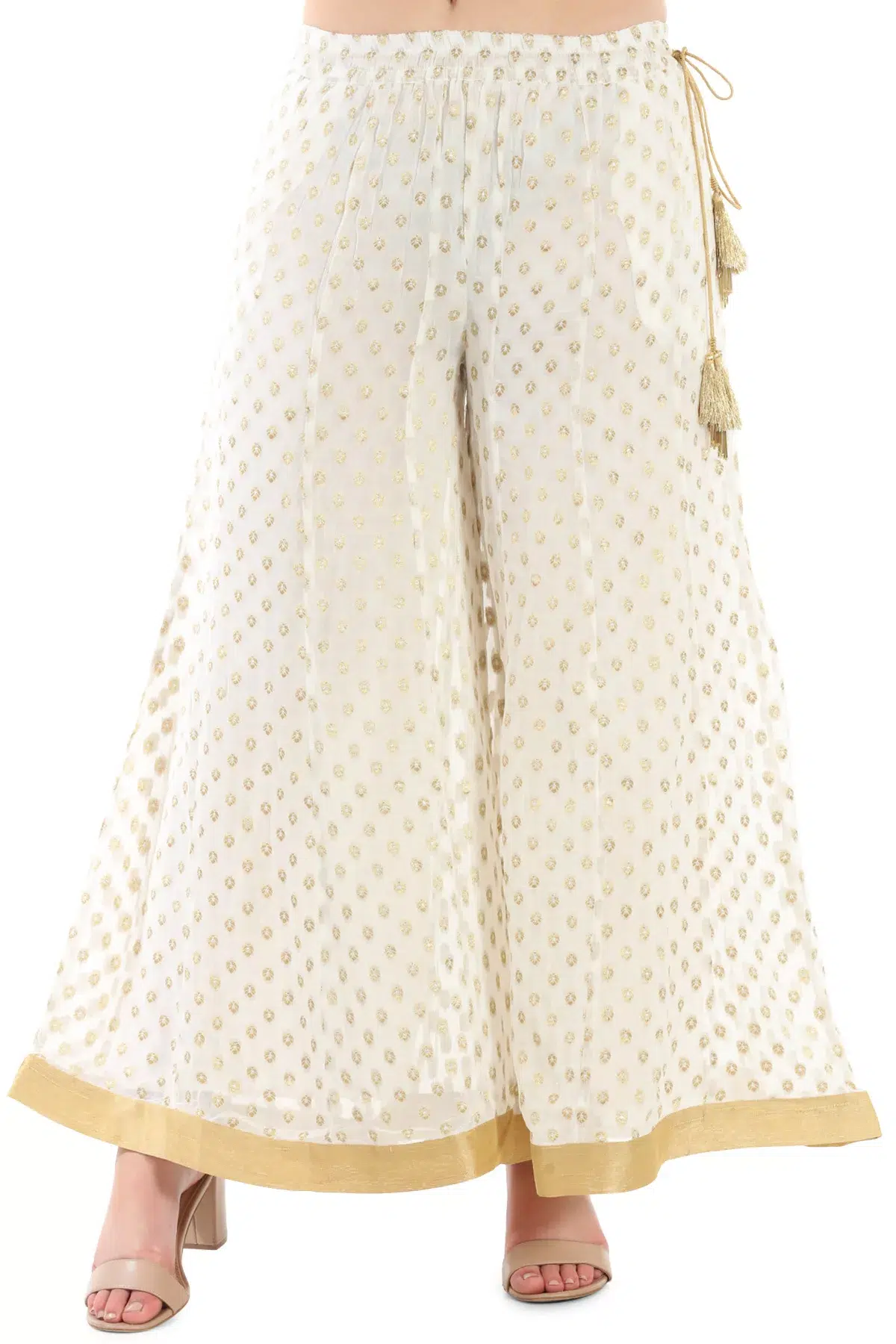 White Palazzo Pants For Women