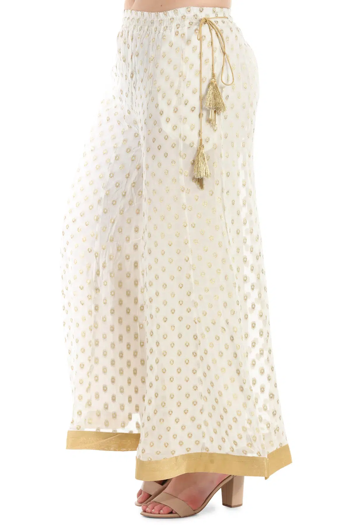 White Palazzo Pants For Women