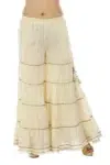 Cream Garara For Women