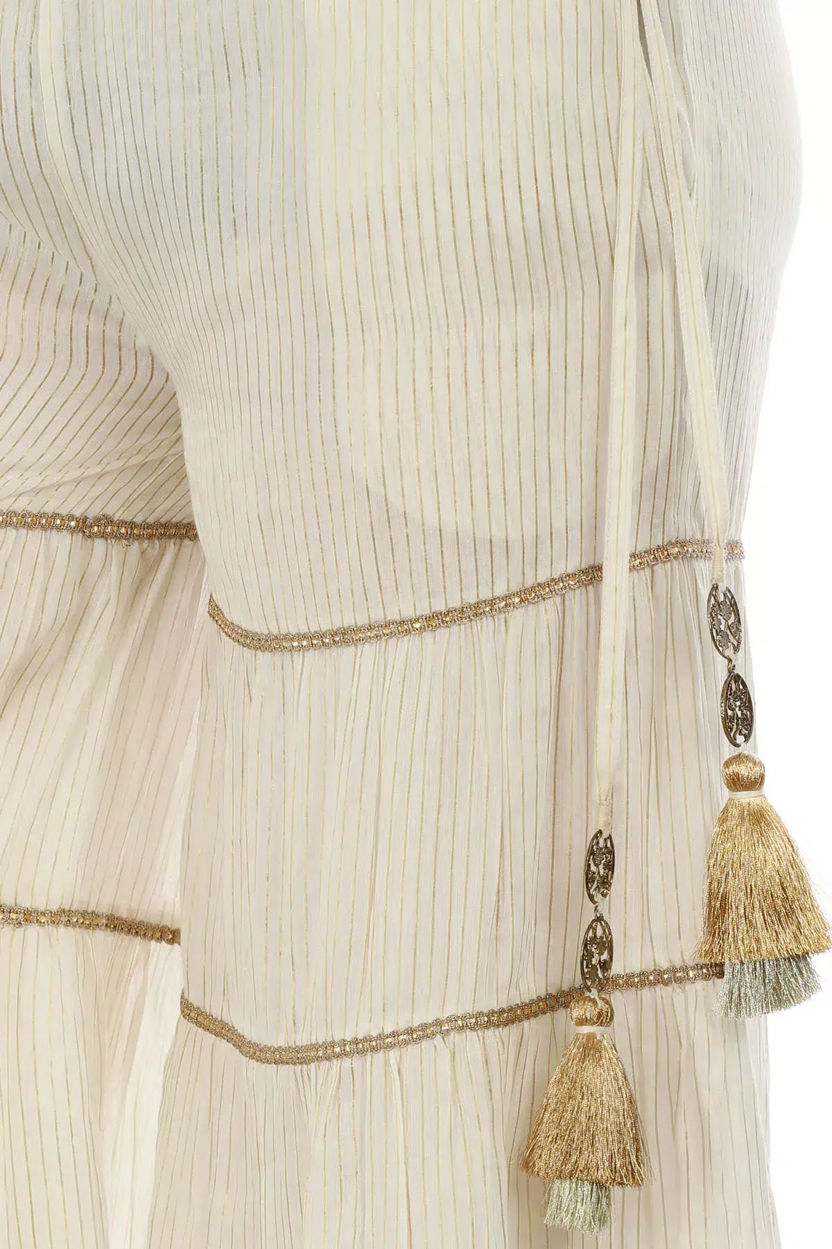 Striped Off White Garara For Women