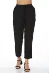 Solid Black Palazzo Pants For Women