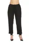 Solid Black Palazzo Pants For Women