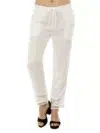 Solid White Palazzo Pants For Women