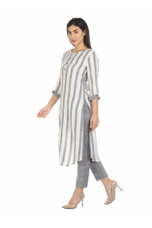 Solid Grey Plazo For Women