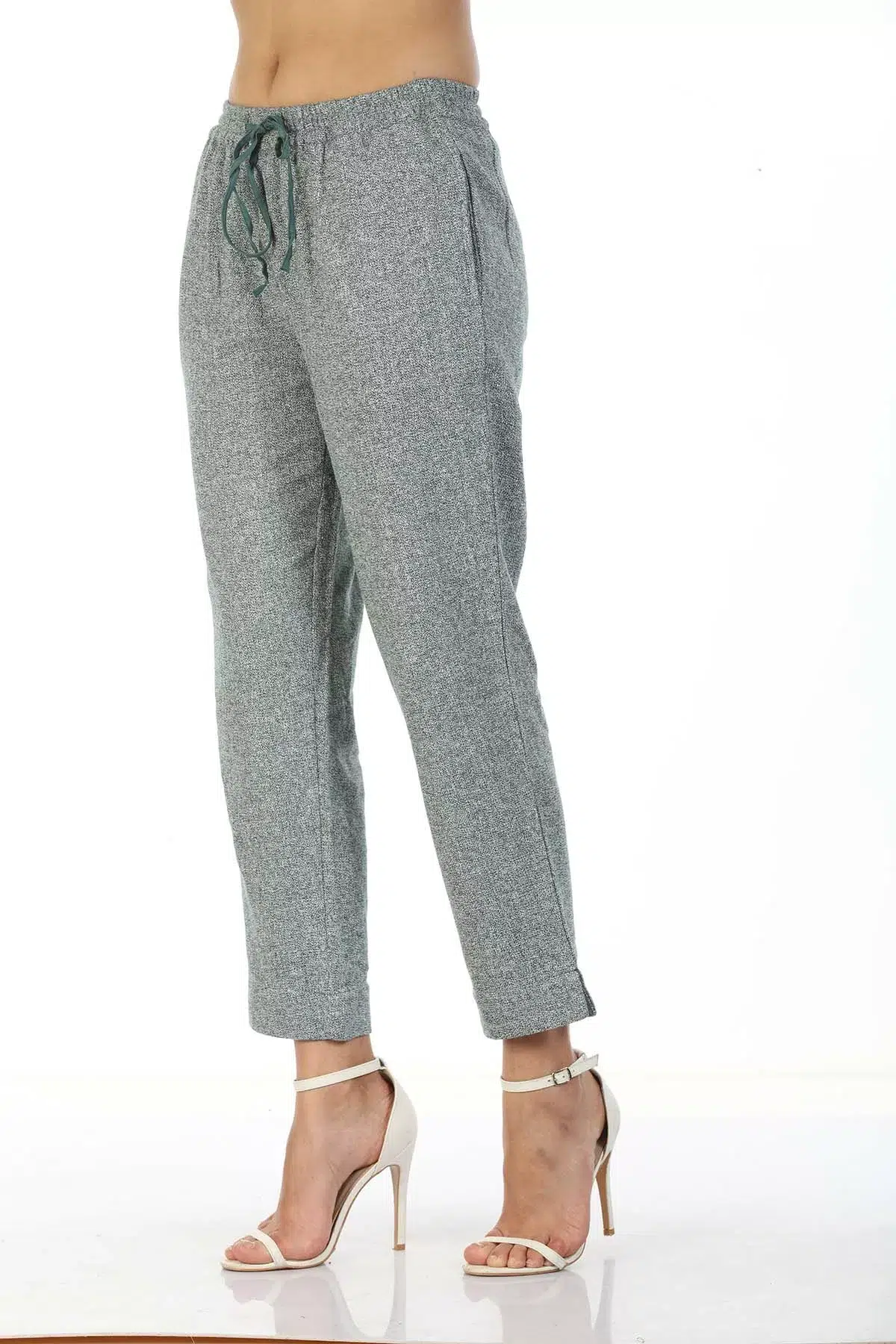 Solid Grey Colour Palazzo Pants For Women