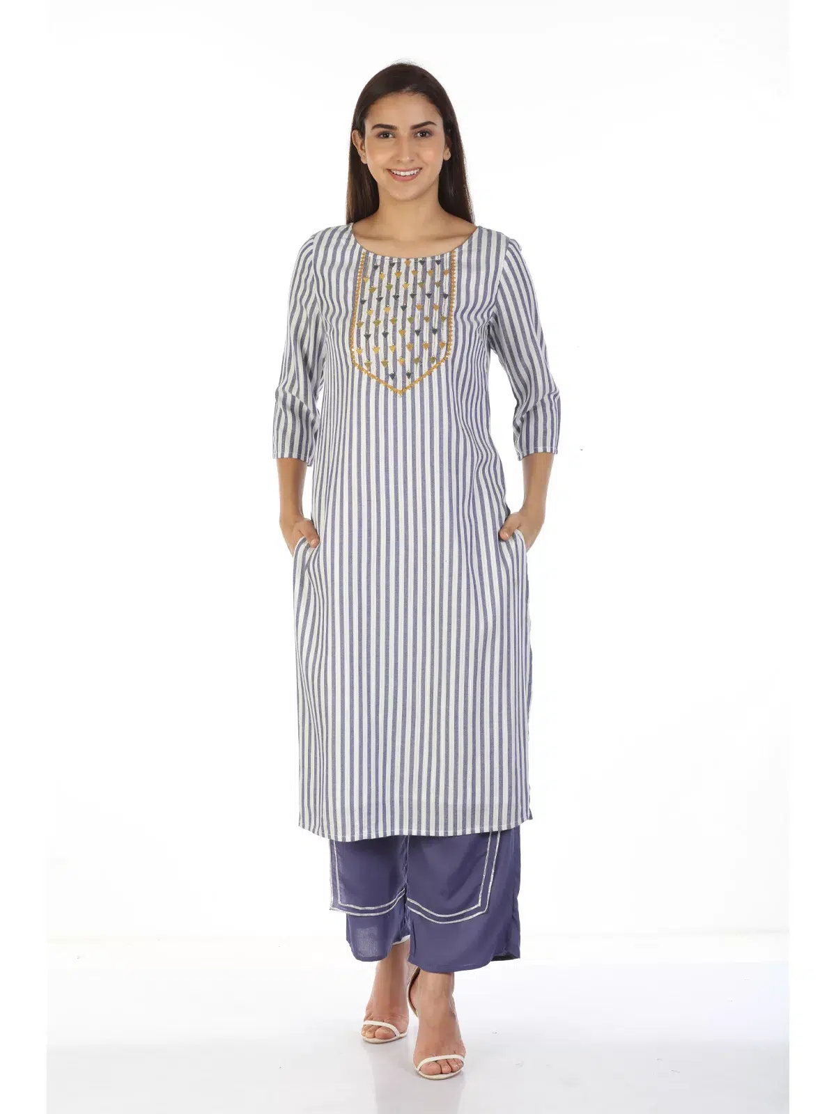 Blue Palazzo For Women