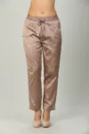 Rosy Brown Silk Palazzo For Women