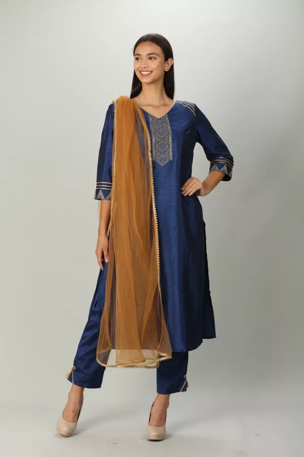 Blue Plazo For Women
