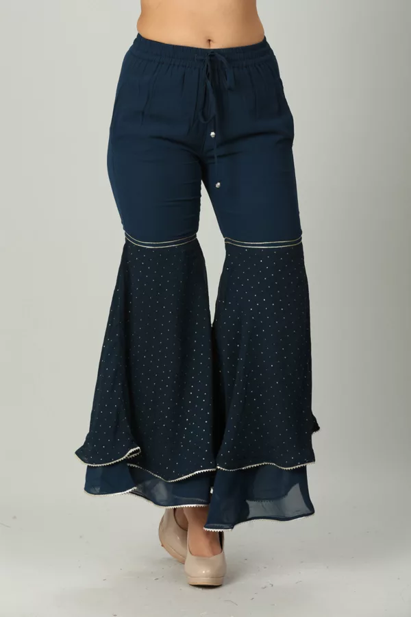 Navy Garara For Women