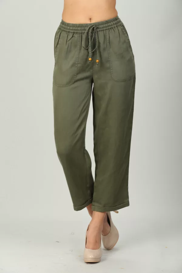 Olive Green Pant For Women