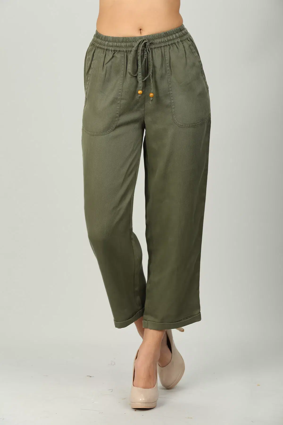 Olive Green Pant For Women