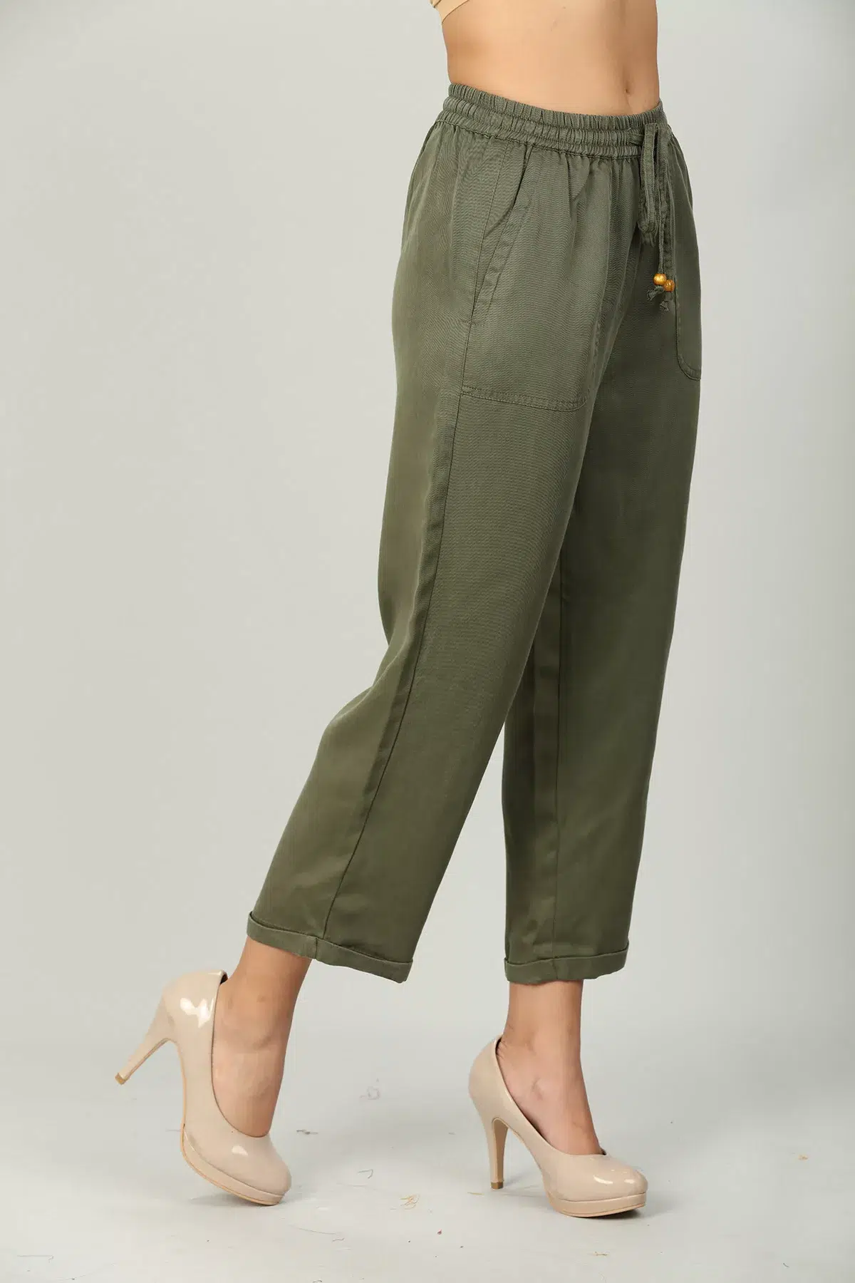Olive Green Pant For Women