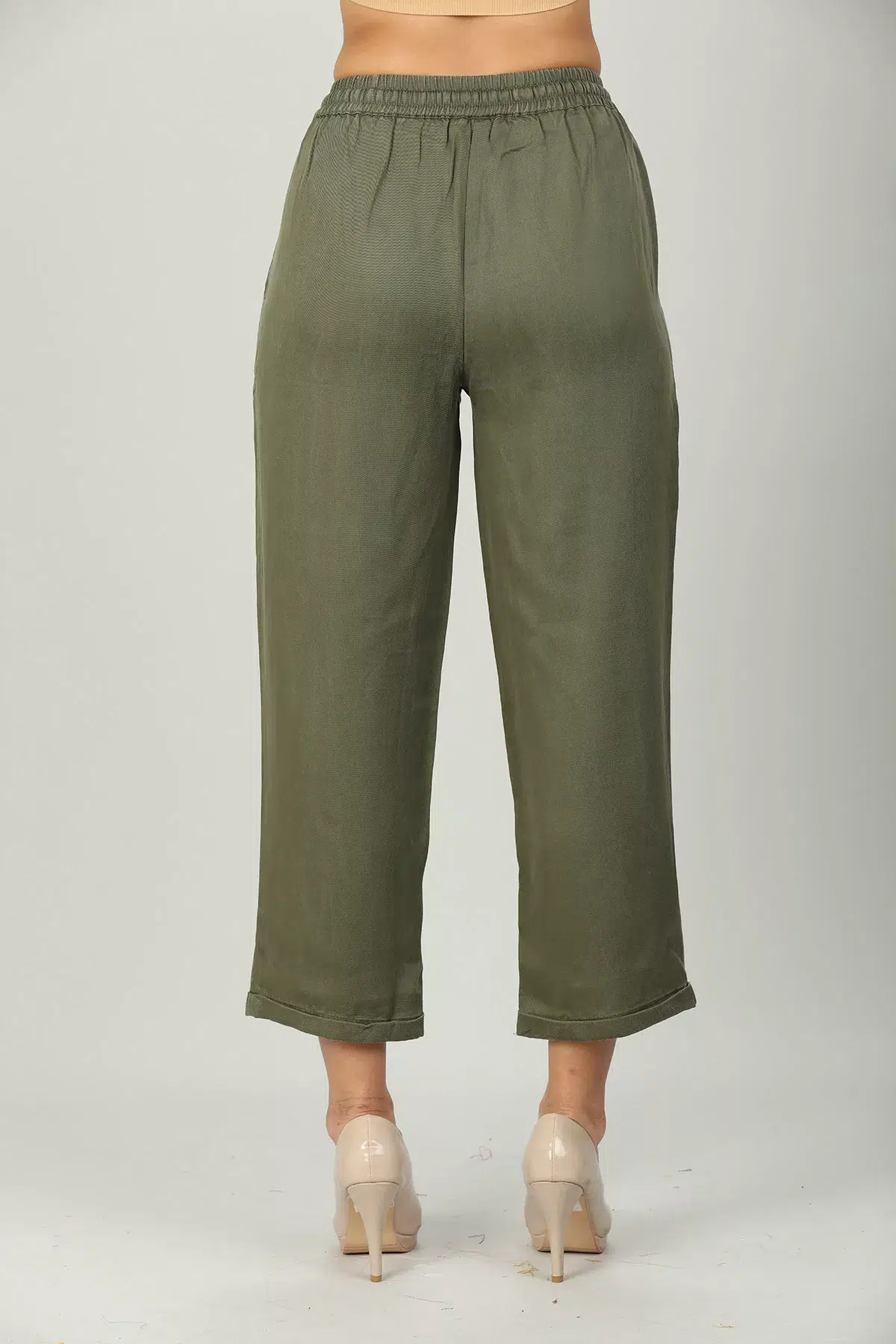 Olive Green Pant For Women