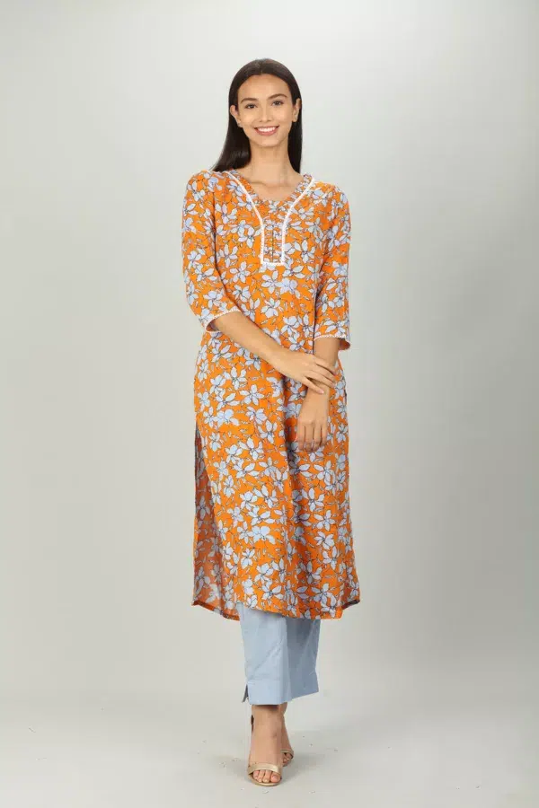 Solid Blue Palazzo Pants For Women