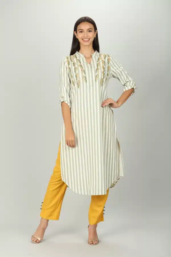 Solid Yellow Plazo For Women