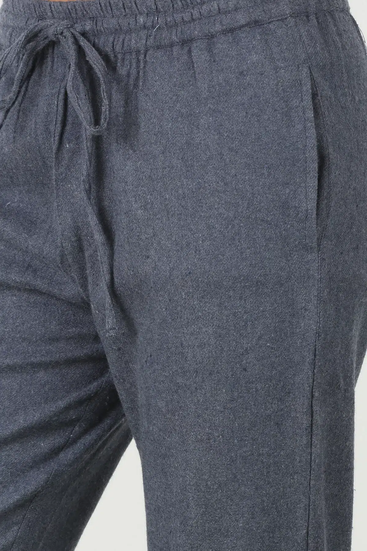 Solid Blue Palazzo Pants For Women